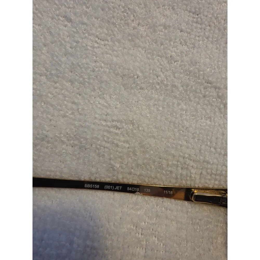 BEBE BB5158 001 Jet (Black)/Gold 54-18-135 Eyeglass Frames Flex Hinges